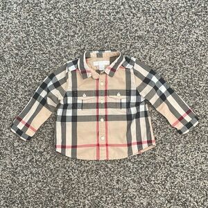 Burberry Children Long Sleeve Button Down